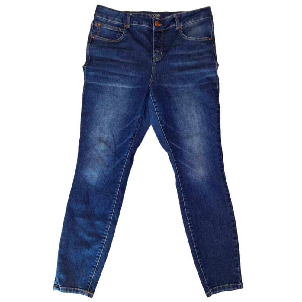 Maurices Women's Skinny Jeans - Dark Blue Wash